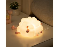 Kindernachtlampje - Kinderkamer - Pat Light - Schaap - Babynachtlampje - Timer - LED-dimmer - Kindvriendelijk