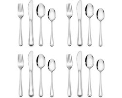 Kinderservies Set RVS - 8 Delig Bestek voor Kinderen