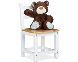 kinderstoel bamboe - peuter - kinderen - zithoogte: 26,5 cm - kinderkamer