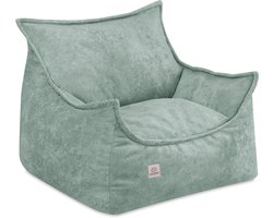 Kinderstoel Beanbag - Zitzak Vloerstoel - Kinderkamer Inrichten - Zachte Schuim Vulling - 80 x 73 x 58 cm - Groen