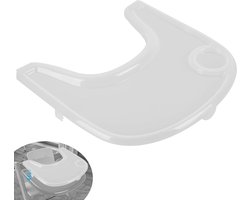 Kinderstoel Dienblad - Stoel Accessoire - Veilig Eten - Glad Oppervlak - 42x39cm - Transparant