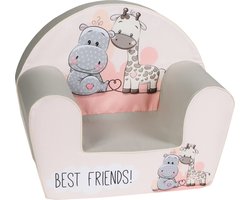 Kinderstoel dieren - Kindersofa - Kinderzetel - Kinderfauteuil - best friends - speelgoed 1 jaar - Gomoor