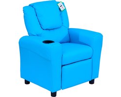 Kinderstoel - Kinderzetel - Kindersofa - Kinderbankje - Relaxstoel - Blauw - 62 x 56 x 69 cm