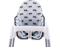Kinderstoel Kussen compatibel met Ikea antilop - Raccoon Print - JYOKO KIDS