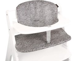 Kinderstoel Kussen - Hoge Stoel - Comfortabel Zitten - Perfecte Pasvorm - 38 x 25 cm - Zand Luipaard