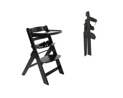 Kinderstoel Novi at Home® Yumi Inklapbaar Pure Black