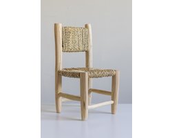 Kinderstoel Rotan/Hout - Peuterstoel - Kleuterstoel - Marrakech - Handmade