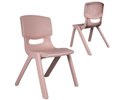 Kinderstoeltje 36x32x53 cm Plastic/Pastel Roze