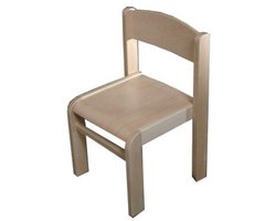 Kinderstoeltje hout naturel gelakt- Kinderzetel - H 26cm - naturel - blank gelakt -voor kinderopvang - Peuterstoeltje voor kinderen - Peuterstoel - Kinderstoelen - houten stoeltje voor kinderen