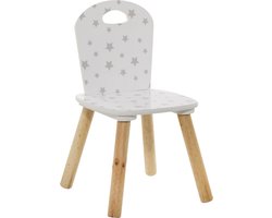 Kinderstoeltje wit met motief