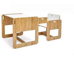 Kindertafel - Kinderbureau - Speeltafel - 1 Stoel - 0-4 jaar