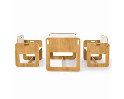 Kindertafel - Kinderbureau - Speeltafel - 2 Stoelen - 1-6 jaar