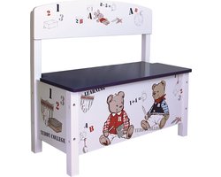 Kindertafel met stoelen – kindertafeltje – kinderkamer – duurzaam  ‎29 x 62.5 x 58.5 cm;