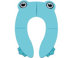 Kindertoiletverkleiner - babytoiletverkleiner - reis - opvouwbaar - kindertoiletzitting - reis - opvouwbare toiletzitting - met 1 draagtas -Blauw