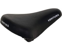 Kinderzadel voor 12" en 16" fietsen - Zwart, met Klem, 210 x 138 mm