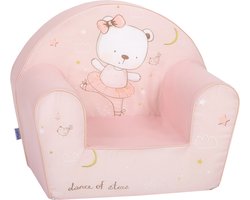 Kinderzetel Ballerina Beer - Kinderfauteuil - Kinderbank - Kindersofa - Kinder fauteuil - Kinderzeteljes peuters - Kinder zetel - Kinderstoel - kinderfauteuils - Speelgoed 1 jaar - Gomoor