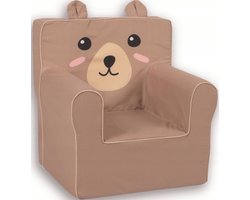 Kinderzetel Beer met Oren Peuterstoel - Kinderfauteuil - Kinderbank - Kindersofa - Kinder fauteuil - Kinderzeteljes peuters - Kinder zetel - Kinderstoel - kinderfauteuils - Speelgoed 1 jaar - Gomoor