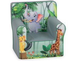 Kinderzetel Olifant Jungle Peuterstoel - Kinderfauteuil - Kinderbank - Kindersofa - Kinder fauteuil - Kinderzeteljes peuters - Kinder zetel - Kinderstoel - kinderfauteuils - Speelgoed 1 jaar - Gomoor