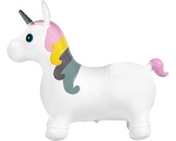 Kindsgut skippy dier – eenhoorn – springdier met luchtpomp – hoge kwaliteit - speelgoed 2 jaar