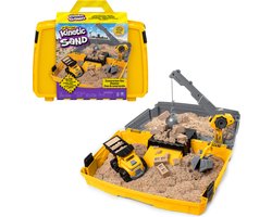 Kinetic Sand – Bouwplaatskoffer - 907g origineel Kinetic Sand