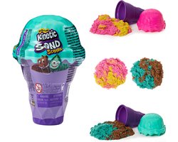 Kinetic Sand - Ijshoorntjeshouder met speelzand - 113 g origineel Kinetic Sand - stijlen kunnen variëren