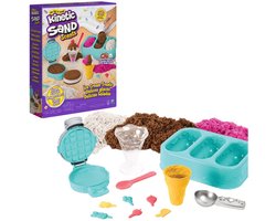 Kinetic Sand - IJstraktaties speelset met drie kleuren geurend zand - 510 g origineel Kinetic Sand - Sensorisch speelgoed