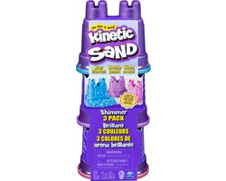 Kinetic Sand Shimmer - Glitterzand - 3 kleuren - 340 g origineel Kinetic Sand - Sensorisch speelgoed