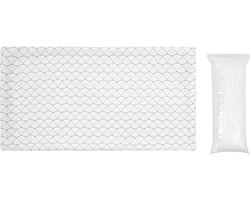 King Size-slaapkussen, luxe hotelkwaliteit met verstelbare traagschuimvulling, ondersteunend ontwerp en kussensloop van natuurlijke vezels, ideaal voor rug-, buik- en zijslapers