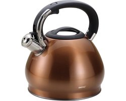 Kinghoff 1213 - Fluitketel - RVS - 3.4 liter