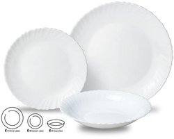 Kinghoff 1875 - Glazen Dinerset - 18 delig - Elegantie en Functionaliteit in Één