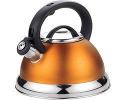 Kinghoff 3246 - Fluitketel - Oranje - 3L
