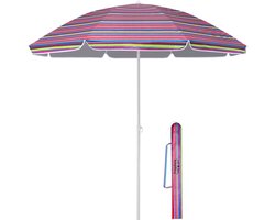 Kingsleeve Parasol 200cm - UV-bescherming 50+ Kantelbaar - Kleurrijk