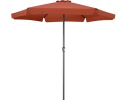 Kingsleeve Parasol 330cm - met Draaimechanisme - Terracotta