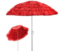 Kingsleeve Parasol "Hawai" - Rond 160cm - Rood