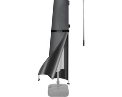 Kingsleeve Parasolhoes tot Ø350cm - Weerbestendig Robuust - Grijs
