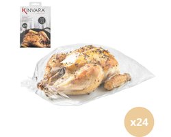 Kinvara - 24 Braadzakken Voor in de Oven – Braadzak 24 Stuks – Kookzak 38x26,5 cm – Kip Oven