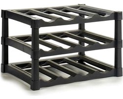 Kinvara wijnrek/flessenrek - kunststof - 39 x 30 x 28 cm