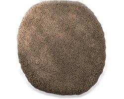 Kinzler J-10000/52 bruin, microvezel, 47x50 cm toiletbrilhoes