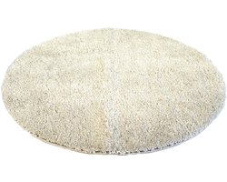 Kinzler J-10001/30 Zilveren badmat, microvezel, 90 cm rond