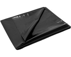 Kiotos - PVC Beddenlaken/Bedbeschermer - Zwart