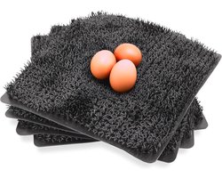 Kippennestkastjes - 4 stuks - Zachte en Wasbare Nestkussens voor Kippen - Herbruikbaar Rubber - Comfortabel Beddengoed voor Kippenhok