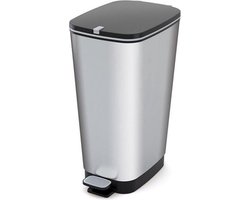 Kis Chic Bin - Prullenbak - 30 Liter Inhoud - Geurvrij Ontwerp - Steel