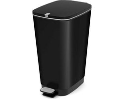 KIS Chic Bin - Prullenbak Maat M - 23L - Mat Zwart - 26,5 x 45 x 4,1 cm
