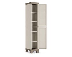 Kis Excellence Opbergkast 1 deur - 33x182x45 cm - Beige/Zand