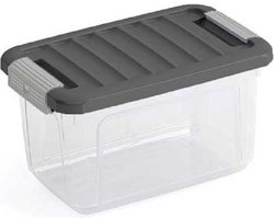 Kis W-box Opbergbox Xs Grijs Deksel
