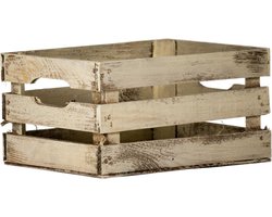 Kist 3-lat met greep "mini" - Opbergdoos - Cadeau mand - Geschenkverpakking - Houten Kistje