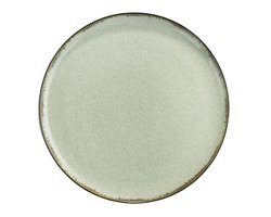 Kitchen trend - servies - gebaksbord - zeegroen ocean - porselein - 19 cm rond