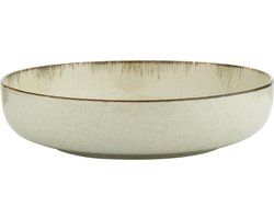 Kitchen trend - servies - kom - Creme Ocean - Aardewerk - prijs per stuk - rond 20 cm
