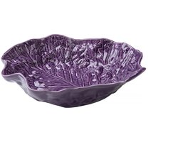 Kitchen Trend Slablad Diep Groot 32 x 32 cm – Paars – Faience Servies – Gemaakt in Portugal – Vaatwasser- & Magnetronbestendig