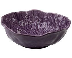 Kitchen Trend Slablad Diep Medium 25x23 cm – Paars – Faience Servies – Gemaakt in Portugal – Vaatwasser- & Magnetronbestendig